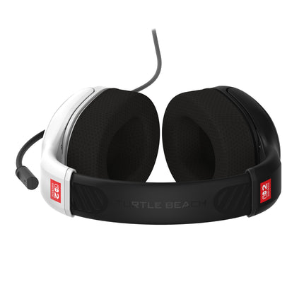 Turtle Beach Airlite Fit Black and White Wired Gaming Headset Officially Licensed for Nintendo Switch, 2 and OLED – Flip-to-Mute Mic, Over-Ear Premium Comfort