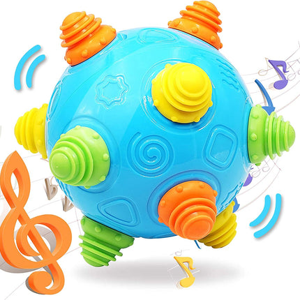 VANLINNY Crawling Baby Toy-Infant Tummy Time Toys 12-36 Mths, Interactive Toddlers Musical Ball, Bumble Ball for Babies 3-6 6-12, Sensory Toy for Development, Learning 1st Birthday Gift for Girls Boys