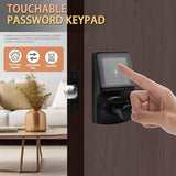 Keyless Door Lock with Touchscreen Keypad, Easy Installation, Battery Reminder