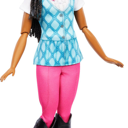Barbie “Brooklyn” Doll & Accessories from Barbie Mysteries: The Great Horse Chase, Includes Fashion Doll, Removable Riding Outfit & Helmet