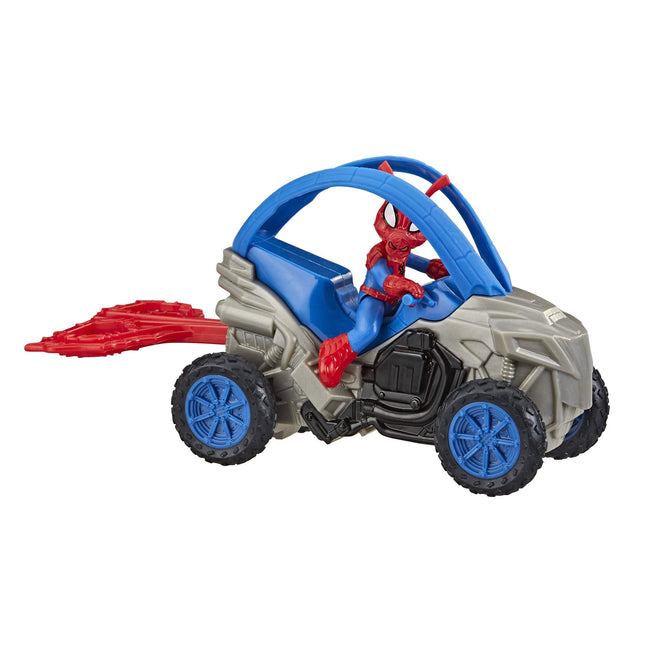 Marvel Spider-Man: Spider-Ham Stunt Vehicle 6-Inch-Scale Super Hero Action Figure and Vehicle Toy Great Kids for Ages 4 and Up