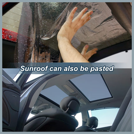 Window Tint Film for Cars, Car Window Tint Window Privacy Film, Car Shade Front Windshield, Heat & UV Block and Scratch Resistant, Blackout Window Film Auto Car Windshield Sun Shade Roll
