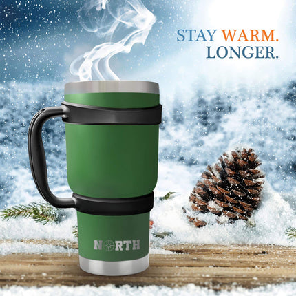 North 30oz Hot or Cold Stainless Steel Vacuum Insulated 5-Piece Tumbler Set Travel Mug