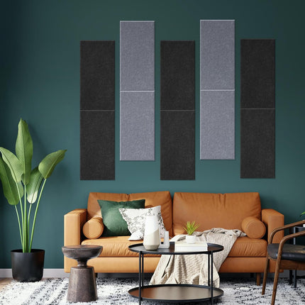 YLCHom 6 PCS 23.6" x 11.8" x 0.4" Acoustic Panels