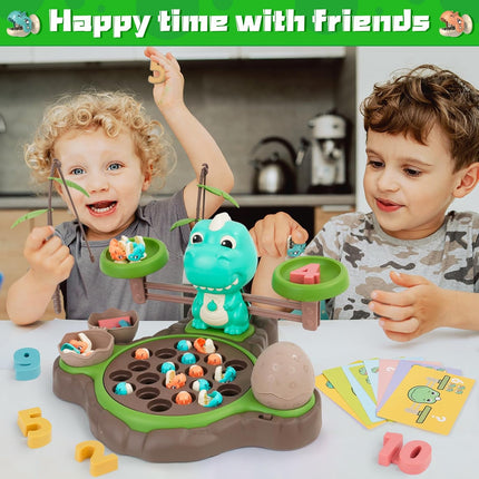EAPURA 3in1 Music Fishing Game Play Set,Toddler Board Games