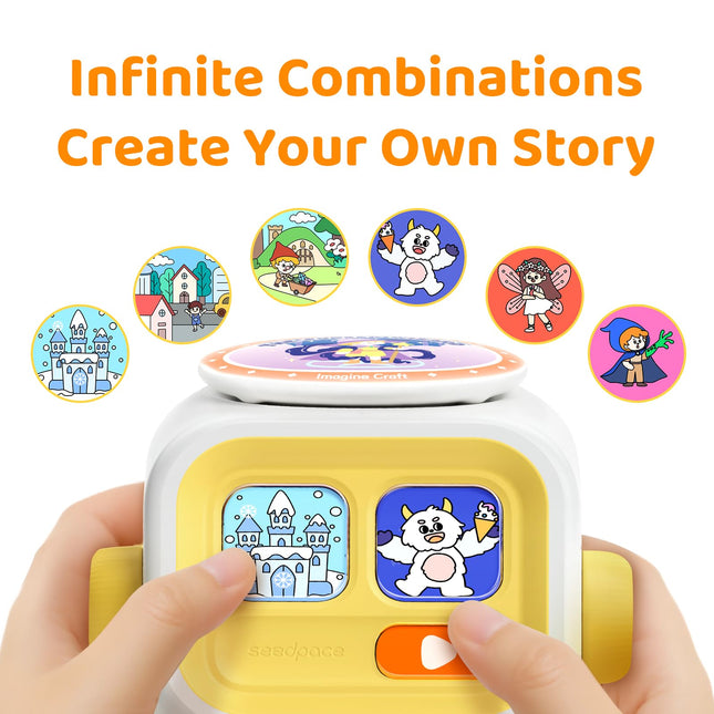 SEEDSPACE Kids Interactive Audio Player, Storytelling Toy for Kids 3-8