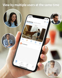 XIAOVV 2K PTZ Indoor Camera,HD Baby Monitor with Audio,Pet Camera with Phone App for Home Security Indoor,Privicy Protection,Human Detection,2-Way Talk,Night Vision,AI Tracking (Q2)