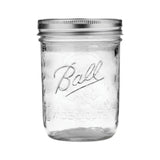 Ball Wide Mouth Pint Mason Jars with Lids & Bands | 16-oz | 2-Pack