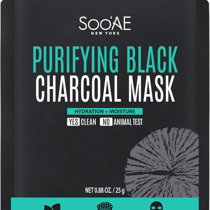 Soo'ae Purifying Black Charcoal Mask
