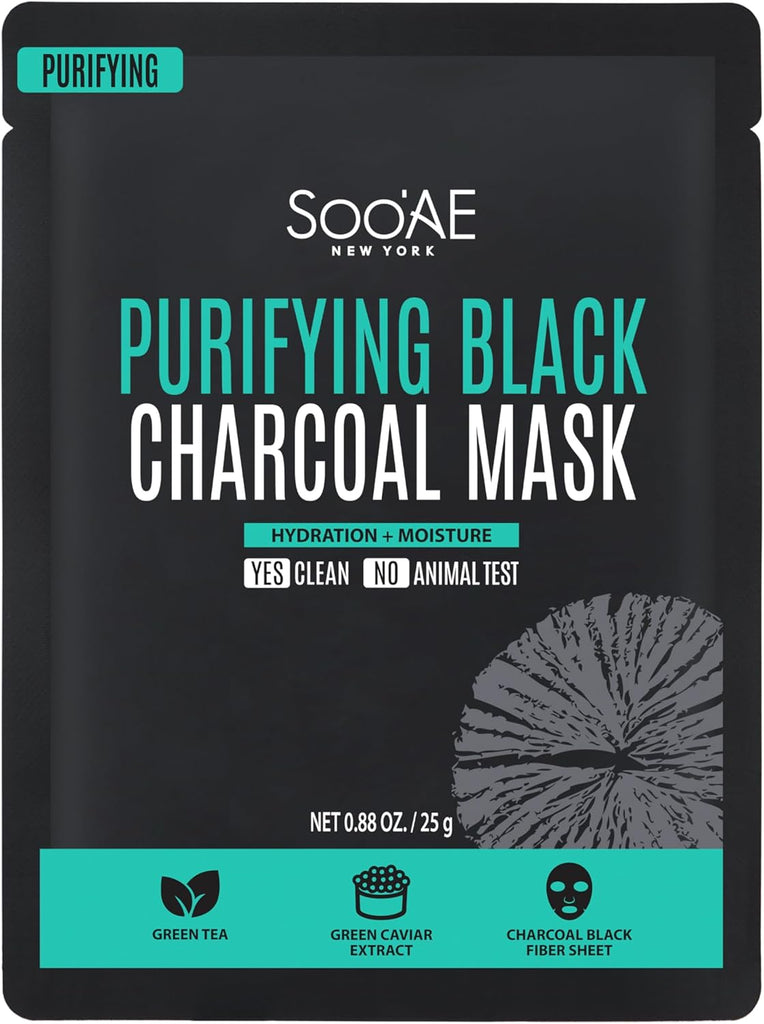 Soo'ae Purifying Black Charcoal Mask