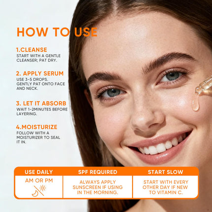 MOOYAM Vitamin C Serum for Face, Niacinamide Serum & Carotene, Improve Appearance of Dark Spots, Tone, For All Skin Types, 30ml