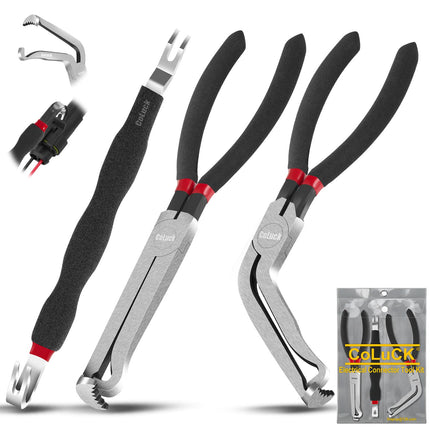 CoLuck 3 PACK Automotive Electrical Disconnect Connector Pliers Removal Tools