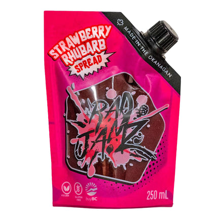 Rad Jamz, Strawberry Rhubarb Spread, 250ml