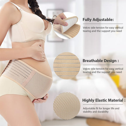 Eavoqinjiaf Maternity Belt Belly Band for Pregnant Women Back Brace Support Pregnancy Must-Have Pain Relief