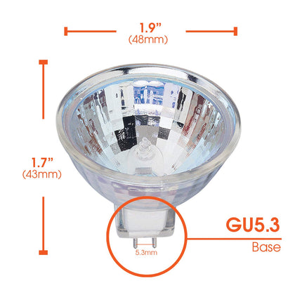 Xtricity MR16 Halogen GU5.3 Bi-Pin Base Spotlight Bulb, (6 Pack)