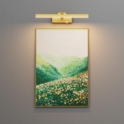 Coinmit Gold Battery Operated Wireless Dimmable 16" Gold Rechargeable Wall Light for Dartboard Artwork Picture Frame