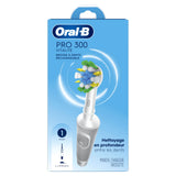 Oral-B Pro 300 Floss Action Vitality Electric Toothbrush with (1) Brush Head, Rechargeable, White
