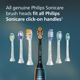 Philips Sonicare G3 Two-in-One - Genuine Replacement Electric Toothbrush Heads, Black, 2 Pack, HX9052/95