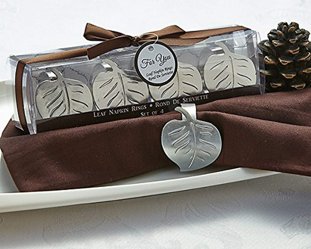 Artisano Designs Elegance Leaf Napkin Rings