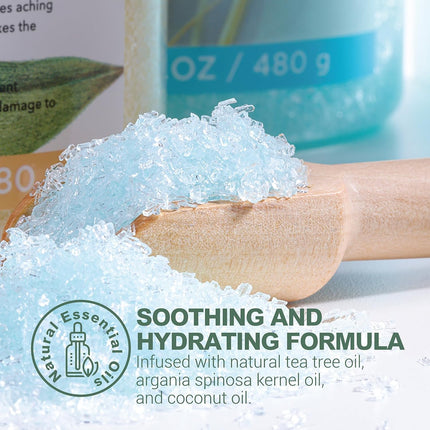 Spa Luxetique Bath Salt 3 x 480g, Premium Pure & Natural Epsom Salts for Soaking, Bath Salt for Women