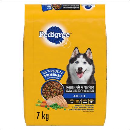 PEDIGREE High Protein Dry Dog Food, Chicken & Vegetable Flavour, 7kg
