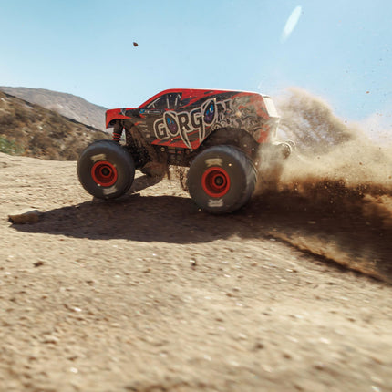 ARRMA Gorgon GROM 4X4 1/16 RC Monster Truck, RTR, Red