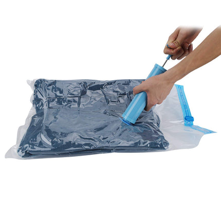 Vacuum Compressed Bag, 6 Pack Vacuum Storage Bags with Hand Pump