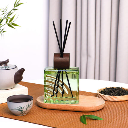 DIUFJAG 6.76 oz /200ml Black Tea Gardenia Diffuser Freshner, Last up to 40 days
