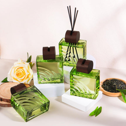 DIUFJAG 6.76 oz /200ml Black Tea Gardenia Diffuser Freshner, Last up to 40 days