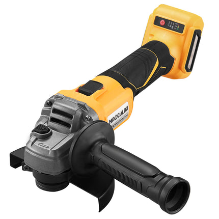 MAXCULAR Angle Grinder Cordless Compatible with DEWALT, 8500 RPM Brushless Power Motor, 4-1/2-Inch to 5-Inch, 3 Variable Speeds Power Grinder Tool for Cutting, Grinding, Polishing TOOL ONLY