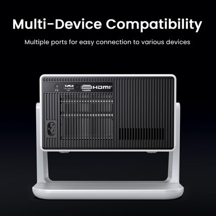 New Open HAPPRUN 1500 ANSI 4K Decoding Outdoor Projector with Built-in Streaming App