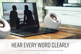 (NEW OPEN) Creative Pebble 2.0 USB-Powered Desktop Speakers with Far-Field Drivers and Passive Radiators for PCs and Laptops