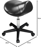 Master Massage Ergonomic Saddle Chair Stool - Black