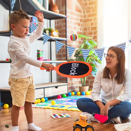 RORLAND Racquet Set,Paddles and Bouncy Balls,Ideal for Family Indoor Outdoor Activities,Sport Game for Beginner or Intermediate Fun Play, Swing Racket in Beach Pool Backyard Playground Lawn Park Court