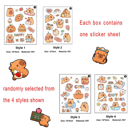 GIRSARRDER 24-Pack Animal Design Tip Toppers Protectors and Desk Stand, School Supplies