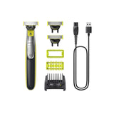 Philips OneBlade 360 Face + Body – Hybrid Electric Trimmer & Shaver, Dual Blades, Wet & Dry Use