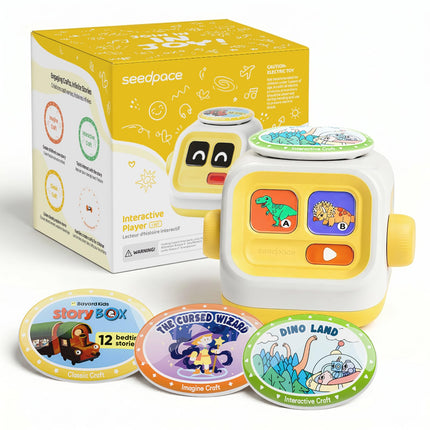 SEEDSPACE Kids Interactive Audio Player, Storytelling Toy for Kids 3-8