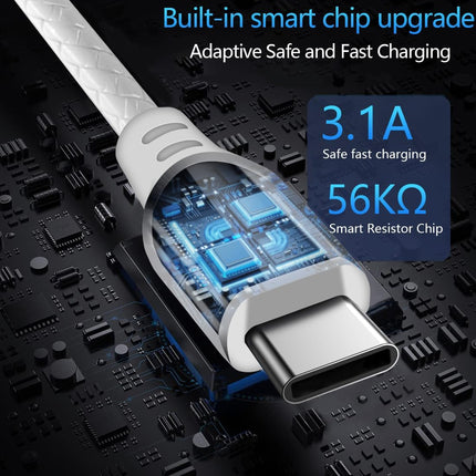 [3 Pack 3ft+6ft+10ft] USB to USB C Charger Cable,3A 2.0 Type C Cable Fast Charge,Fast Charger USB c Cable for Phone 16/15 Pro Max,Ipad Pro,Air5,Samsung Galaxy,MacBook