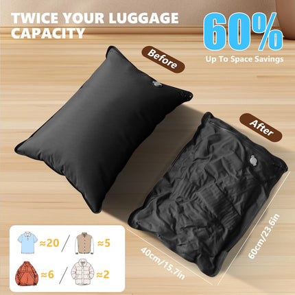 Dobaly Professional Vacuum Bags for Travel with 55W Electric Pump