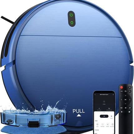 ROBOT 2 in 1 Mopping Robot Vacuum Cleaner with Schedule, Wi-Fi/Voice/App LIKE NEW NAVY