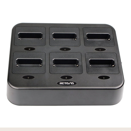 Retevis RTC22 Six-Way Walkie Talkie Charger ONLY, 1 Pack