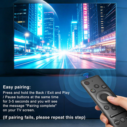 Universal Remote for Samsung TV Remote, Replacement Compatible with All Samsung Smart TV LED QLED UHD LCD HDTV Frame Curved Smart TV