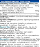 Progressive Immuno daily support 60 Vegetable Capsules, with Vitamin C, Beta-Glucan and Zinc, 60 Count