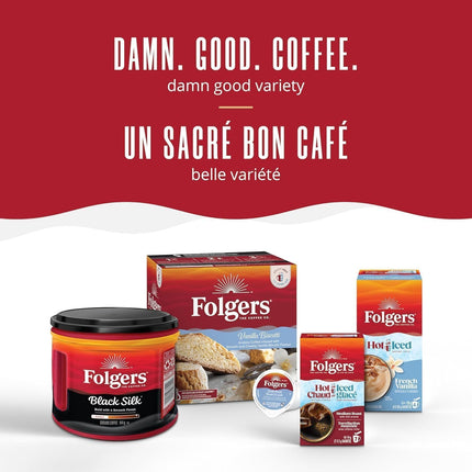 Folgers 1-PACK French Vanilla Roast Coffee, Small Can, 272 g