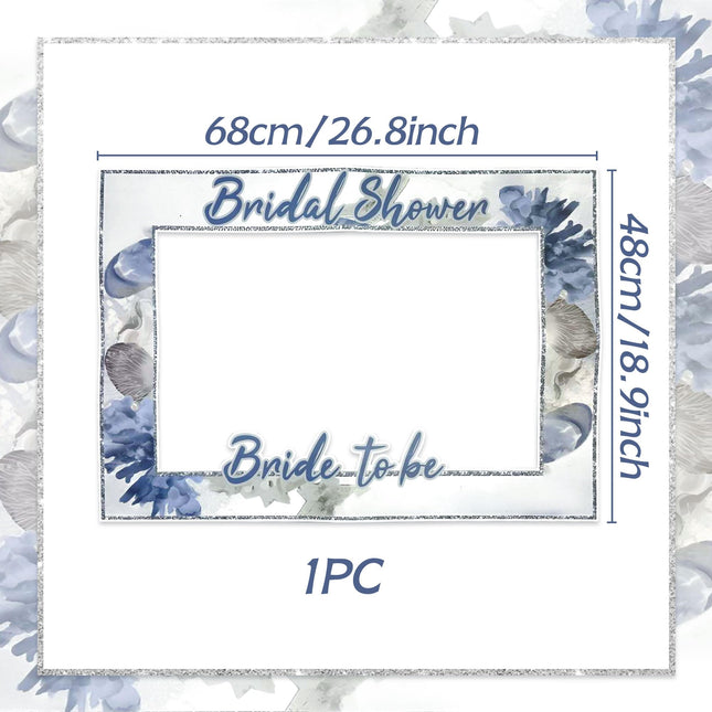 JeVenis Beach Bridal Shower Party Photo Booth Props Coastal Party