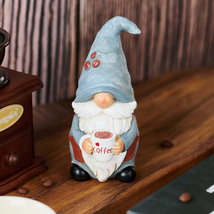 ORIGARDEN 2-PACK Gnomes Coffee Table Decor Resin Gnome Collectible Figurines