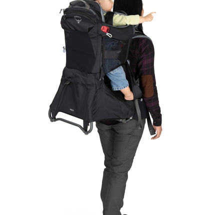 Osprey Poco Child Carrier Backpack - Adjustable Travel Baby Carrier with Sunshade - Comfortable Hiking Carrier for Toddlers, Koreset Green
