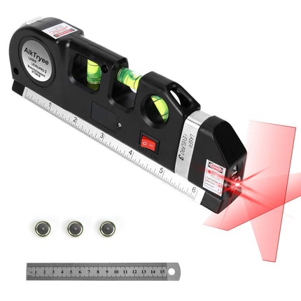 AikTryee Level PRO 3 Laser, Laser Line Leveler, Beam Tool with Metric Rulers