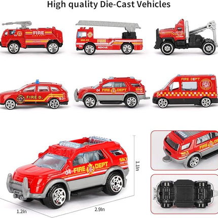 Transport Cargo Airplane Toy-Car Toys for Boys with Large Play Mat, Sounds Buttons Flashing Light,Vehicles Fire Trucks Large Plane 11 Road Signs T47 blue