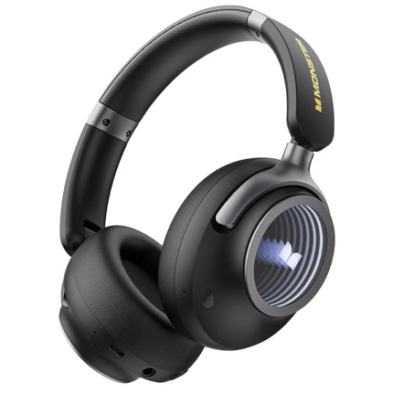 Monster Persona 4th ANC Active Noise Canceling Headphones,Wireless Bluetooth Over Ear Headphones with 3 EQ Modes, Bluetooth 6.0, Deep Bass,Foldable Comfort Design for Travel, Exercise